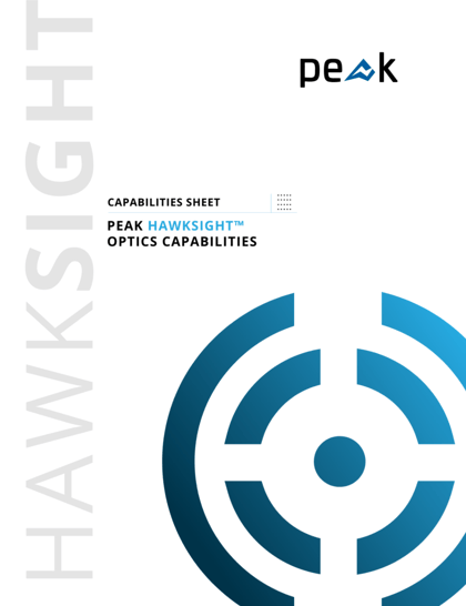 Peak HawkSight Optics Capabilities