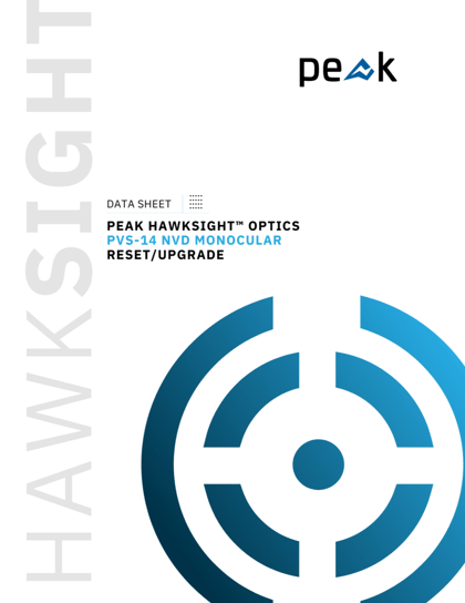 Peak Hawksight Optics PVS-14 NVD Monocular Reset/Upgrade